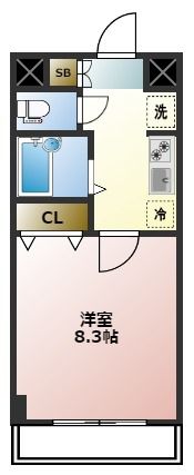 エスティメゾン南行徳の間取り画像