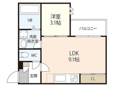 Regalest Cocon Minamikanonの間取り画像