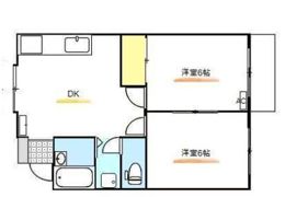 岡ノ城ハイツIIの間取り画像