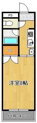 松井ビル(折尾)の間取り画像