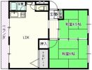 御殿山コーポAの間取り画像