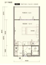 PARASOL APARTMENT A棟の間取り画像