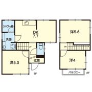 新土河原1丁目平野戸建の間取り画像