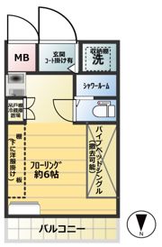 スカイコート下高井戸の間取り画像