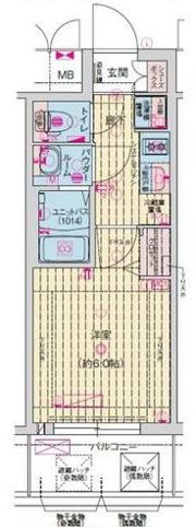 プレサンス新深江ディレットの間取り画像