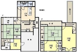 塩冶貸家の間取り画像