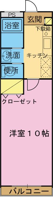 SKマンションの間取り画像