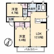 シャーメゾン箕島の間取り画像