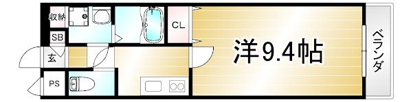 グランレブリー御所西の間取り画像