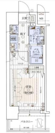 エステムコート梅田・天神橋Ⅲアヴァンテの間取り画像