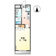 メルローズ香貫の間取り画像