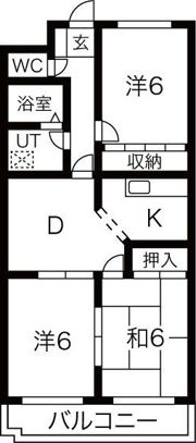 エスパース21の間取り画像