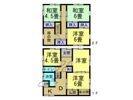 加木屋町丸根貸家の間取り画像