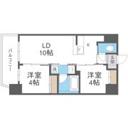 セレニテフラン新大阪の間取り画像