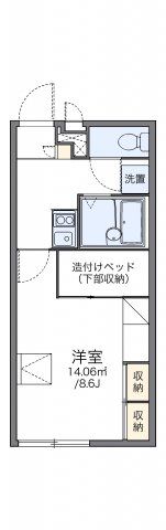 レオパレスプロバンスの間取り画像