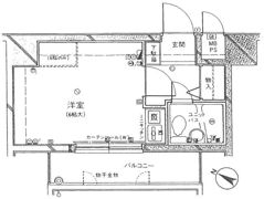 パレ・ドール伊勢佐木町南Ⅱの間取り画像