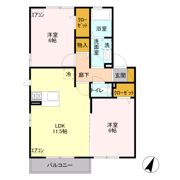 エスポワールの間取り画像