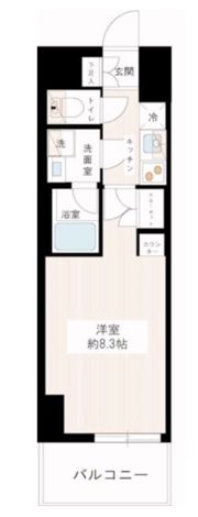 イアース西日暮里の間取り画像