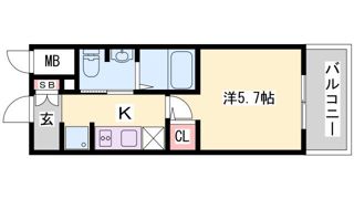 エスリード神戸WESTの間取り画像