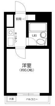 クリスタル三軒茶屋PART－1の間取り画像