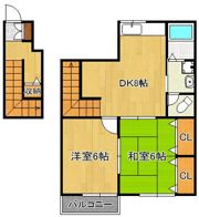 レフィナード木屋瀬の間取り画像