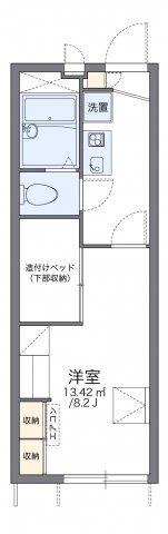 レオパレスハッピネスの間取り画像