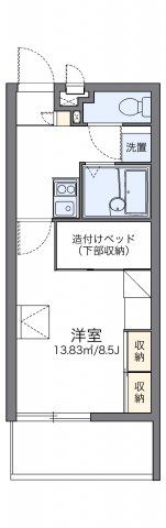 レオパレスグリーンヒルの間取り画像