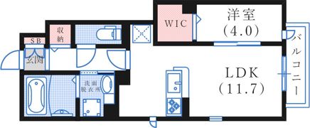 ヌーベルアージュの間取り画像