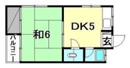 コーポ蘭の間取り画像