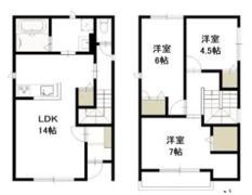 プレシオタウン（Ⅳ） Ⅳの間取り画像