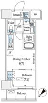 パークアクシス横浜伊勢佐木町通りの間取り画像
