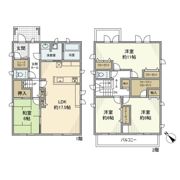 鷺沼戸建の間取り画像