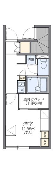 レオパレスアークの間取り画像