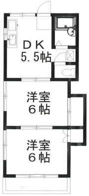 ユニハイム内野の間取り画像