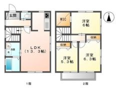 ル・クレール南田宮C2の間取り画像