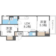ピレーネ北条Ⅲの間取り画像
