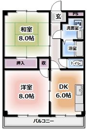 第二山本マンションの間取り画像