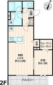 RIVERA KASAIの間取り画像