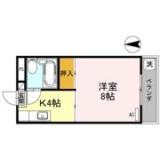 西浦マンションの間取り画像