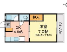 竹野コーポの間取り画像