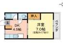 竹野コーポの間取り画像
