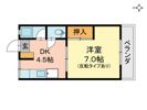 竹野コーポの間取り画像