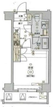 リヴシティ東大前の間取り画像