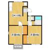 鷹野ハイツA棟の間取り画像