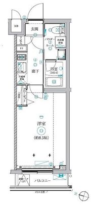 RELUXIA氷川台の間取り画像