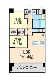 エクセルハイム東灘の間取り画像