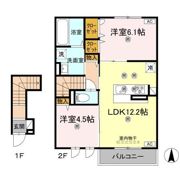 BeneⅡの間取り画像