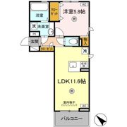 カルムハウス長嶺南の間取り画像