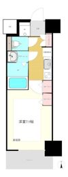 レジュールアッシュ梅田レジデンスの間取り画像