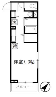 LYNX赤塚新町の間取り画像